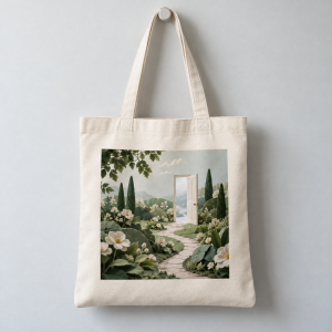 Quiet Garden Tote (AI-generated)
