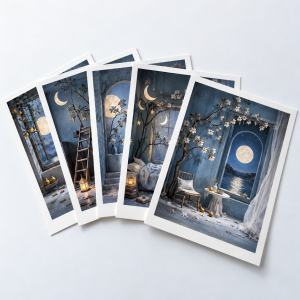 Night Orchard Cards (AI-generated)