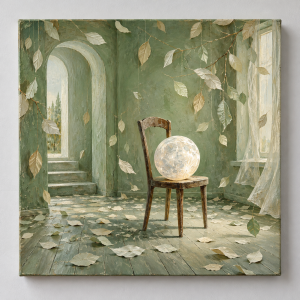 Room for a Small Moon (AI-generated)