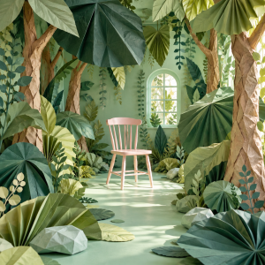 Paper Forest (AI-generated)