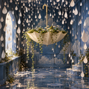 A Place to Leave the Rain (AI-generated)