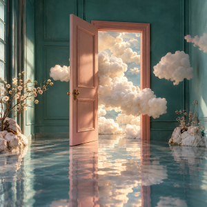 The Last Floating Door (AI-generated)